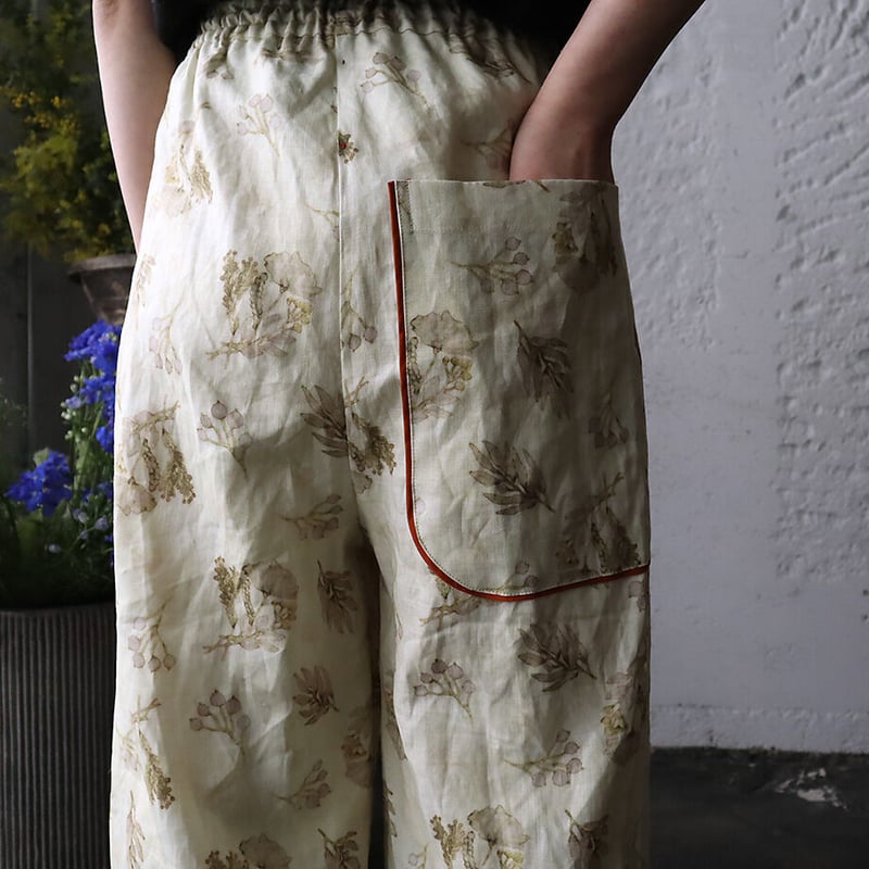 TOWAVASE Frais linen pants (beige) | nii-B | WE