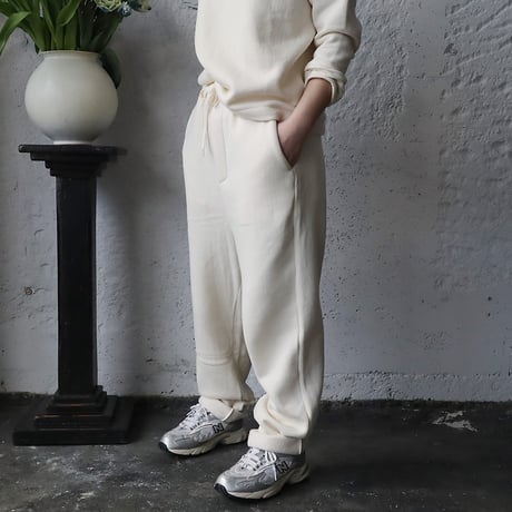 R&D.M.Co- string sweat pants (natural)