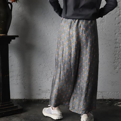 TOWAVASE sarasa silk pants Louis (gray)