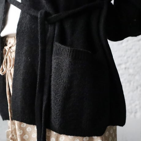 TOWAVASE Panier cardigan (black)