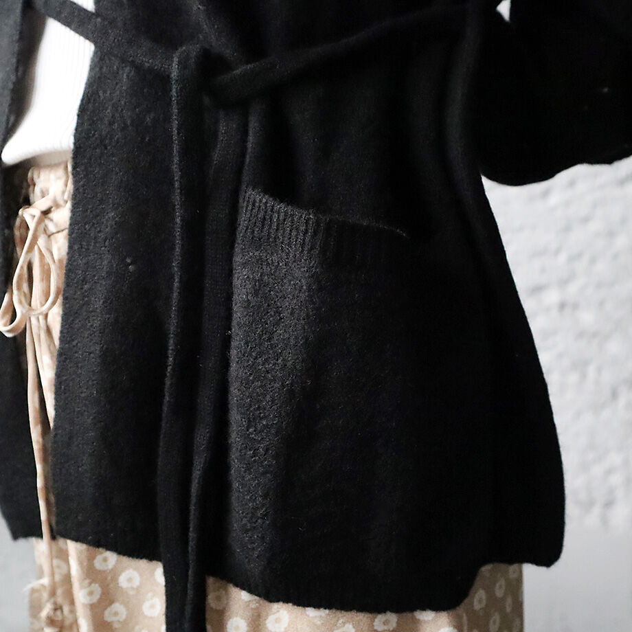 TOWAVASE Panier cardigan (black) | nii-B | WEBSHOP TOWAVASE Panier cardigan (black) | nii-B | WEBSHOP