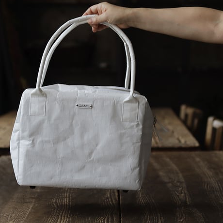 R&D.M.Co- glossary boston bag (black/white)