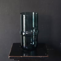 deep blue flower vase