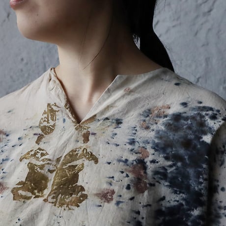 Funatabi atelier kurta dress (botanical dye)