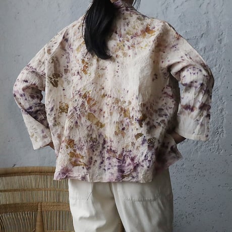Funatabi atelier jacket (botanical dye purplemix )