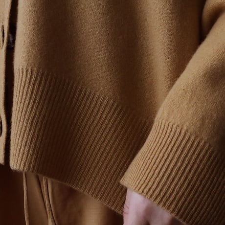 Le pivot pure wool cardigan (camel)