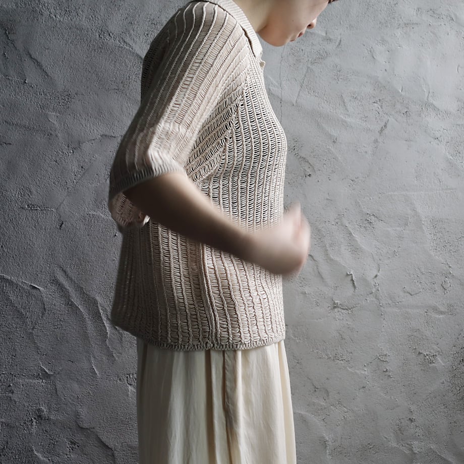 お値下げ！anuke Mesh Polo Knit 楽天市場】【即納】ànuke アンヌーク anuke2025ss 2025springl