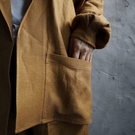 WANDERUNG linen jacket (brown)