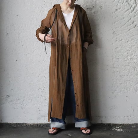 Tabrik organdie sailor robe (brown)