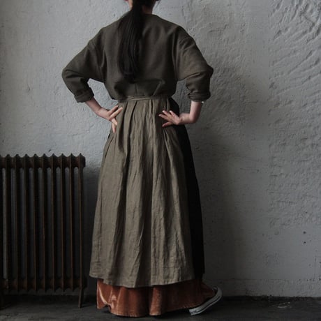 Tabrik cache-coeur dress (khaki)  