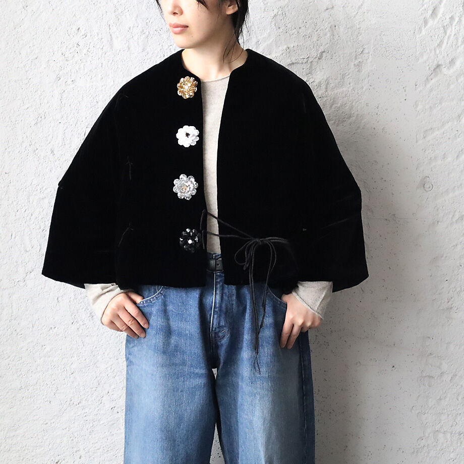 TOWAVASE La zabu jacket トワヴァーズ TOWAVASE La zabu jacket (black) | nii-B | WEBSHOP