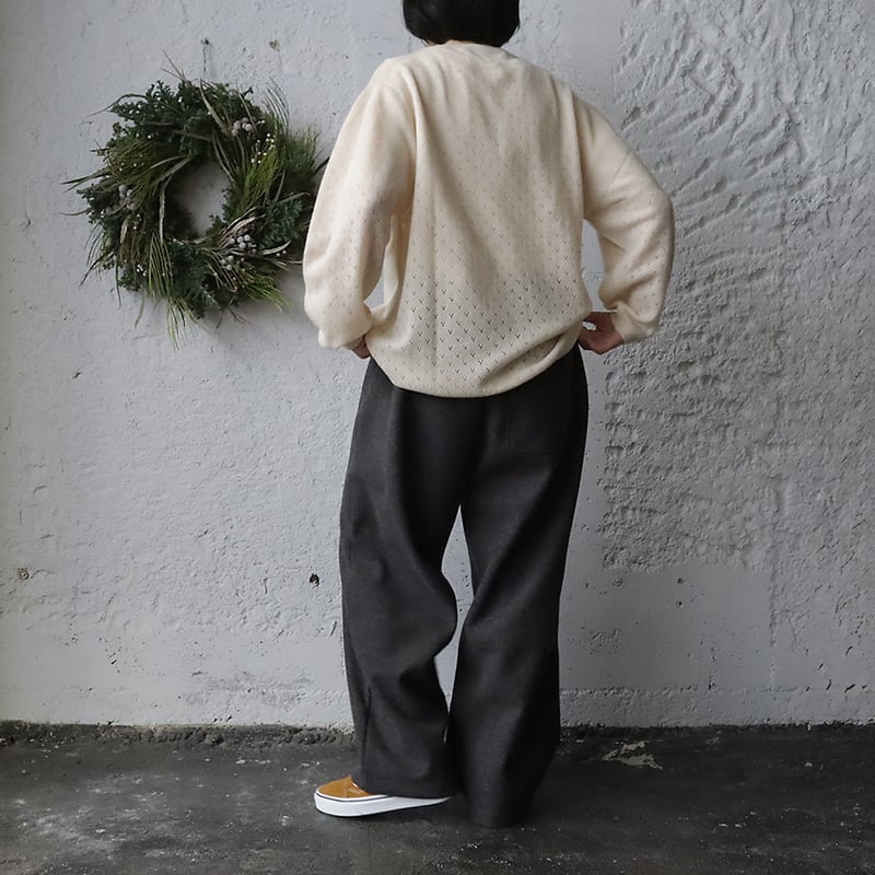 TOWAVASE Chambre pullover (ivory/black) | nii-B