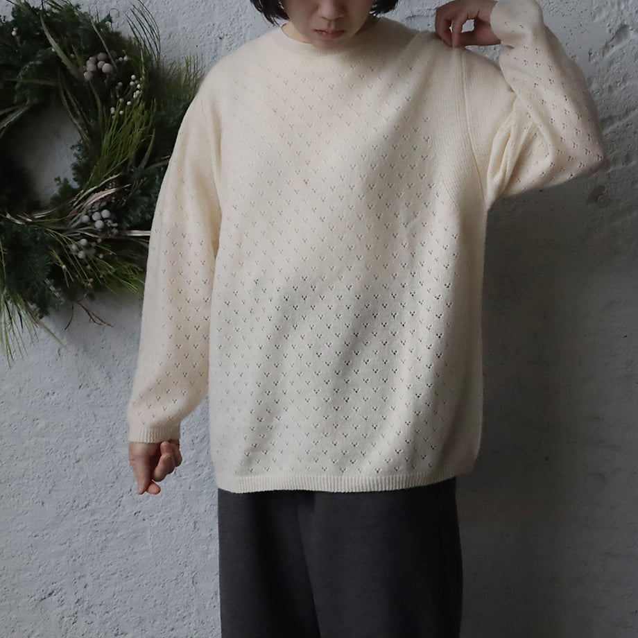 TOWAVASE Chambre pullover (ivory/black) | nii-B