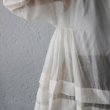 Tabrik  organdy dress (ivory)