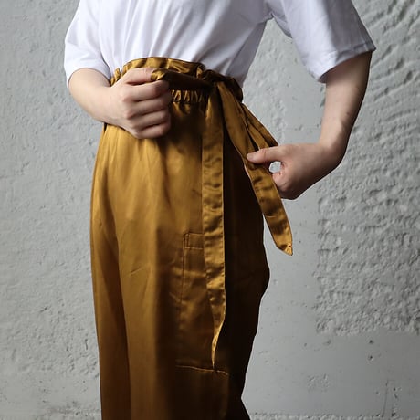 Tabrik satin  pants (bronze)