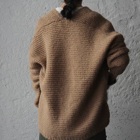 MAISON ANJE knit cardigan moka