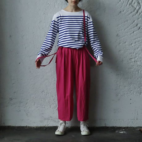 saruche long ribbon pants (pink)