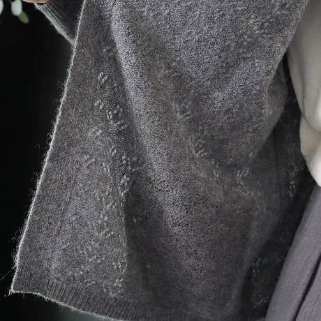 TOWAVASE Panier cardigan (charcoal gray)