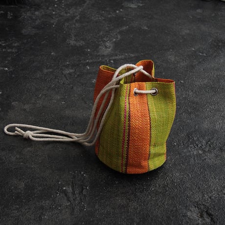 nylon pochette (orange)