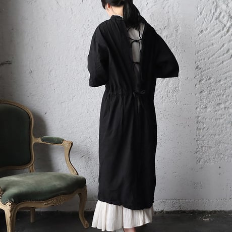 hospital surgical gown short sleeve (black)