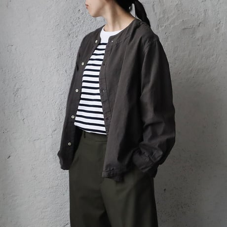 france type farmers shirt (charcoal)