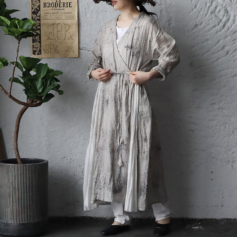 Tabrik cache-coeur dress (zakuro-zome) | nii-B 