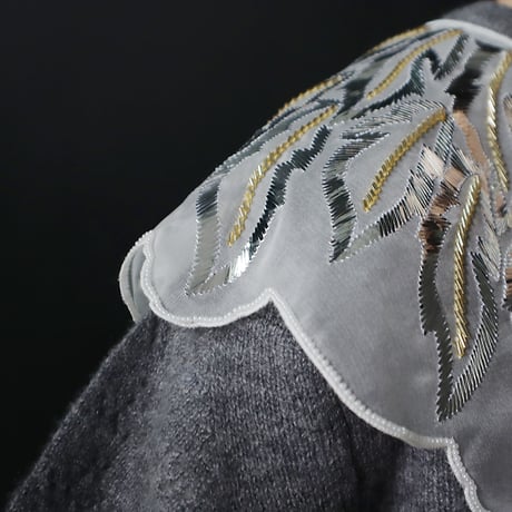 TOWAVASE Panier cardigan (charcoal gray)