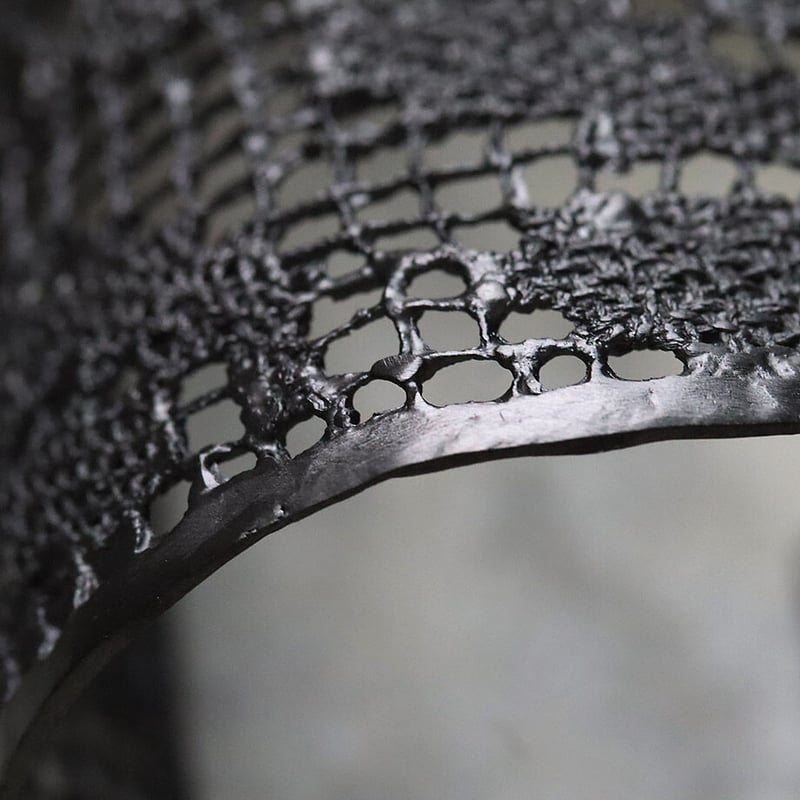 MAISON RUBUS. recollection lace bangle (black)