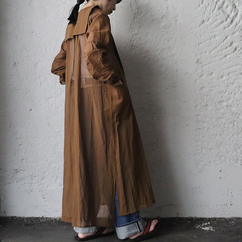 Tabrik organdie sailor robe (brown) | nii-B | W