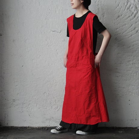 nurse apron (red)