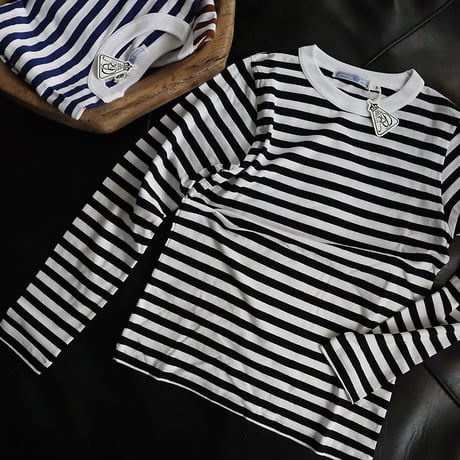 R&D.M.Co- gauze bouder L/T shirt