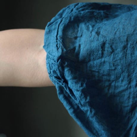 Tabrik linen aizome blouse
