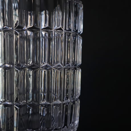 cutting glass flower vase (rectangle)