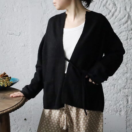 TOWAVASE Panier cardigan (black)
