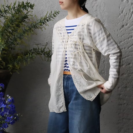 TOWAVASE jon leavers cache-coeur blouse (white)