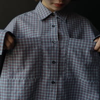 ànuke Check Short Shirts (blue)