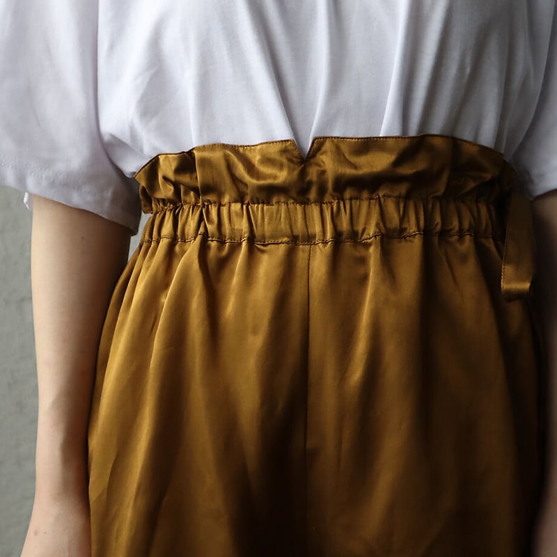 Tabrik satin pants (bronze) | nii-B | WEBSHOP