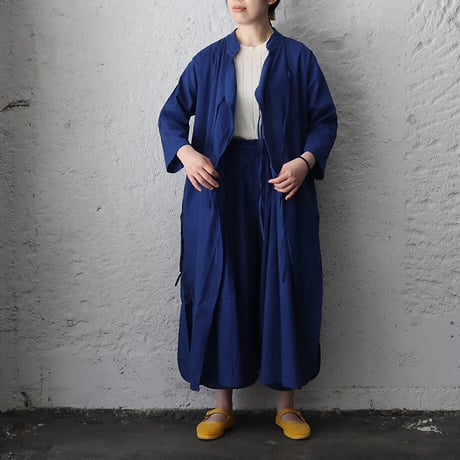 saruche chinese  kurta long  shirt (blue)