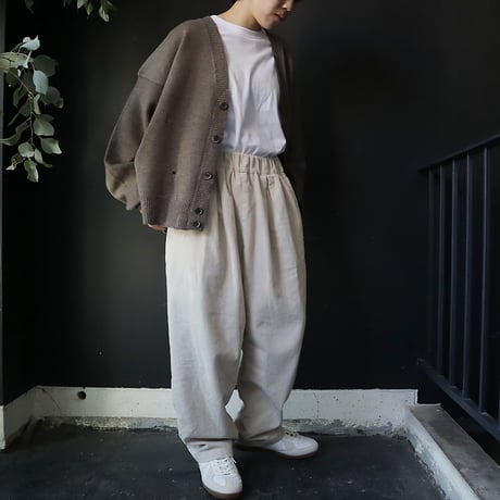 NOUVELLES DU PARADIS corduroy pants (ecru)