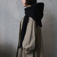 R&D.M.Co-  hoodie muffler (black)