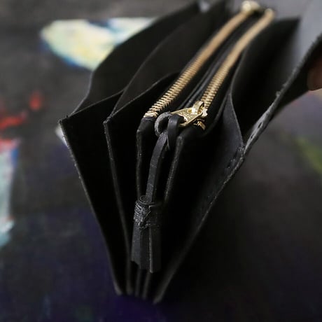 R&D.M.Co-  wallet plain (brown/black)