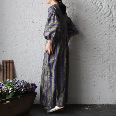 NOTA N19 dress (green x purple)