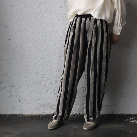 .less stripe cocoon pants