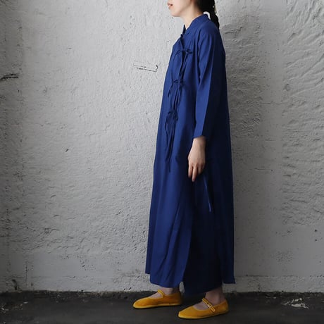 saruche chinese  kurta long  shirt (blue)