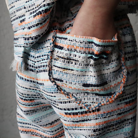 NOTA le blueque gillet + pants (sax blue mix)