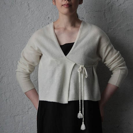 TOWAVASE Pétit dejeuner pullover cardigan (ivory)