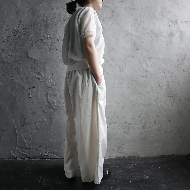 Le pivot ramie short cardigan(offwhite) | nii-B