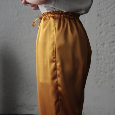 NOTA  satin pants ( mustard)