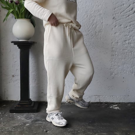 R&D.M.Co- string sweat pants (natural)