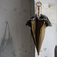 Tabrik parasol  bamboo handle (khaki)